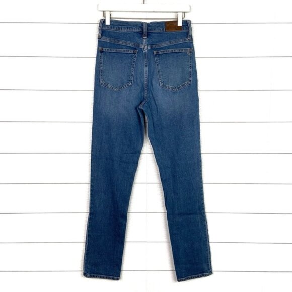 MADEWELL Tall Perfect Vintage Jean 27T Classic Medium Wash High Rise Casual - Picture 4 of 4